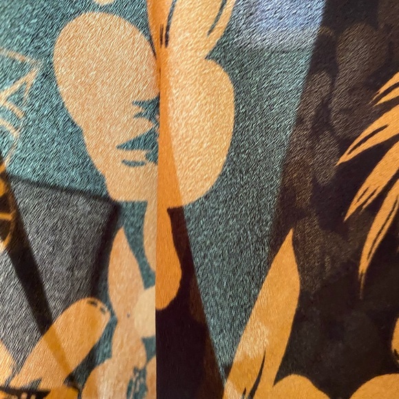 Sheer Floral Print Women's Spaghetti Strap Top Size Large - Picture 7 of 7